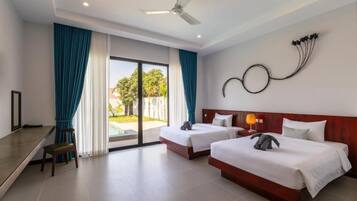 Villa Deluxe, 5 chambres, balcon, vue piscine