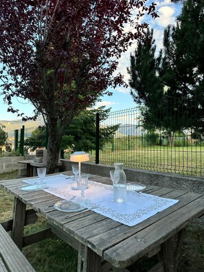 Restauration en plein air