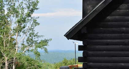 Mtn Mtn Cabin. Log home with forever views.