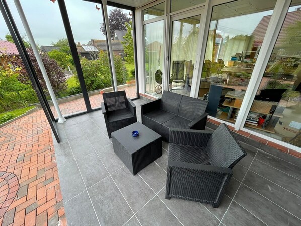 Terrace/patio - Vacation home Kompass - Apartment Kompass (Wittmund)