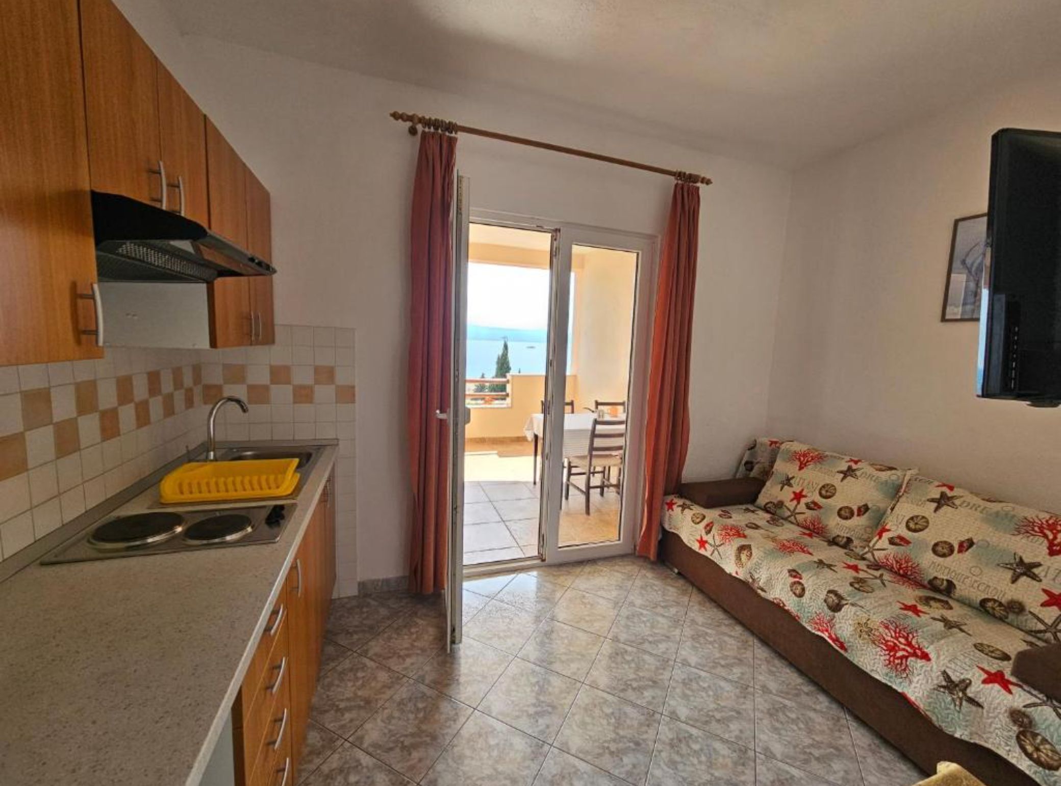 Apartment (TwoBedroom Apartment with Loggia and ) | Private kitchen | Fridge