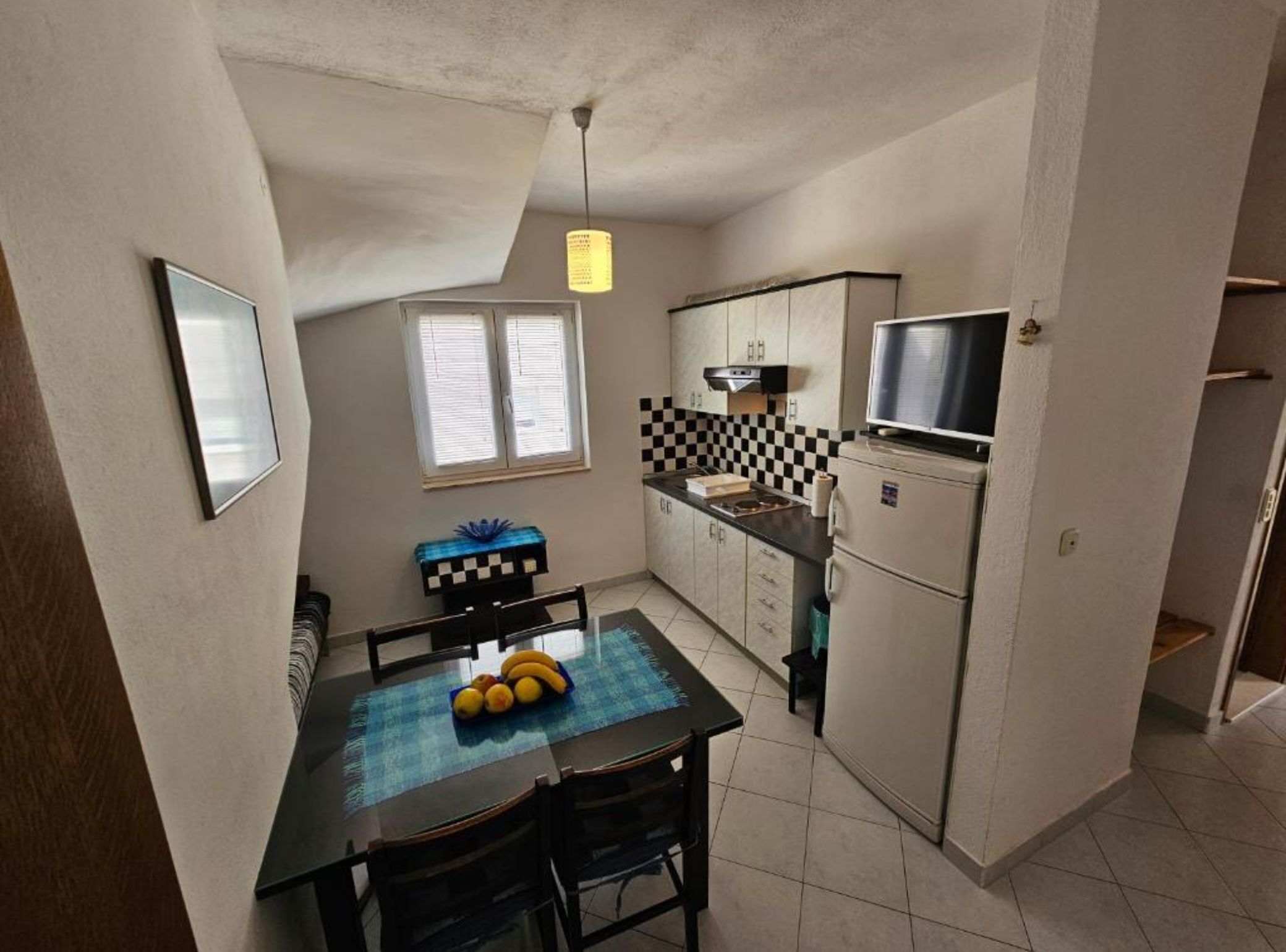 Apartment (OneBedroom Apartment with Loggia and ) | Private kitchen | Fridge