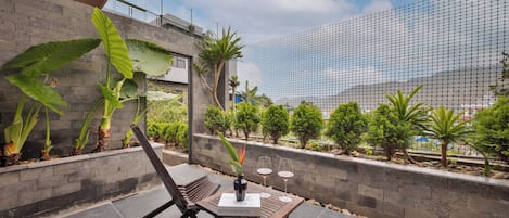 Superior Room, 1 King Bed, Balcony, Garden Area | Terrace/patio