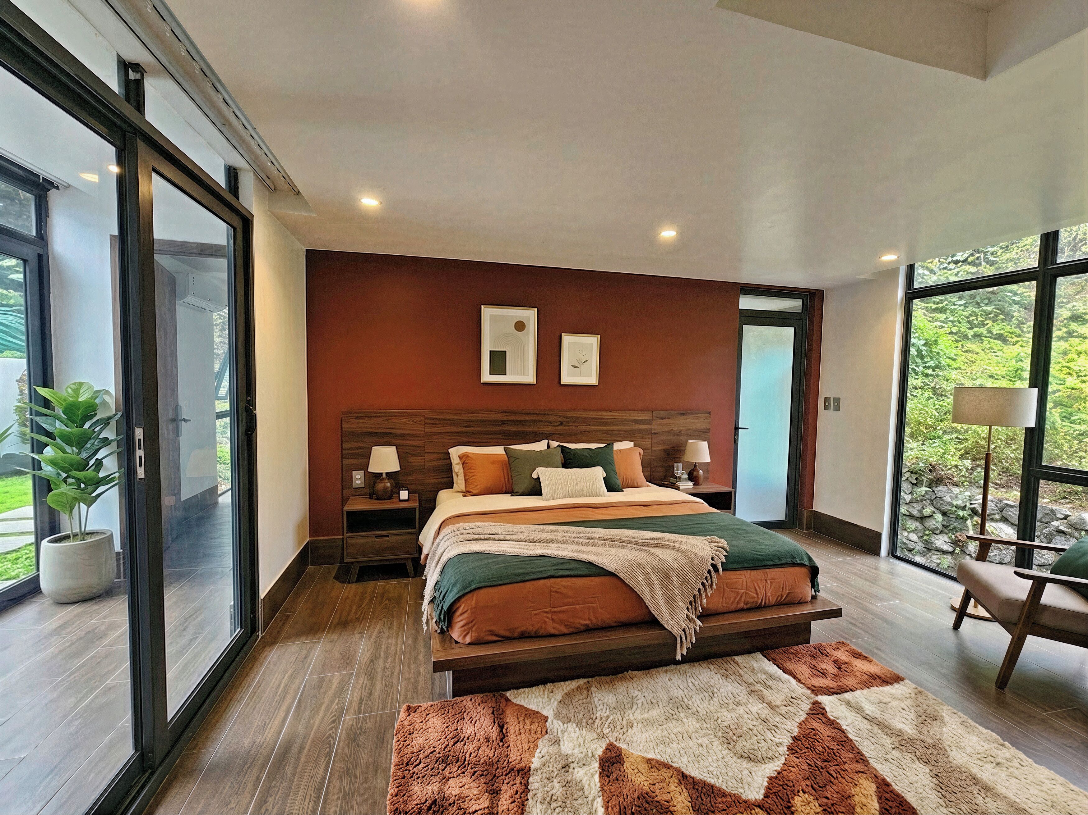 Lakens van Egyptisch katoen, luxe beddengoed, donsdekens