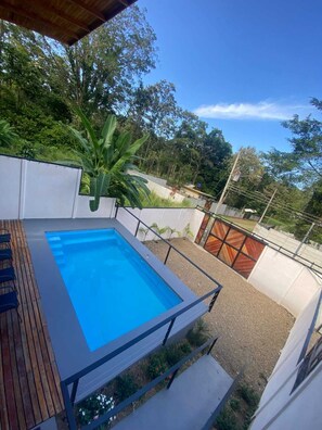 Outdoor pool - Jacaranda House, rustic, Private Pool (Puerto Viejo)