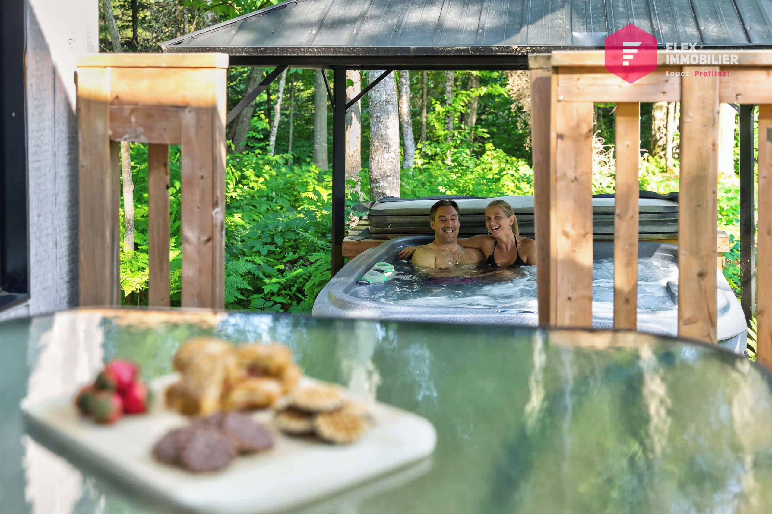 Baignoire à remous extérieure