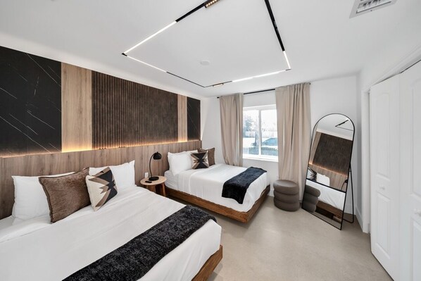 6 habitaciones, cuna de viaje, wifi gratis y ropa de cama 