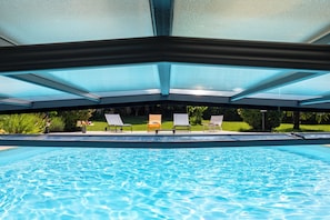 Pool - COUNTRY GITE WITH PARK AND SWIMMING POOL (Sainte-Gemme)