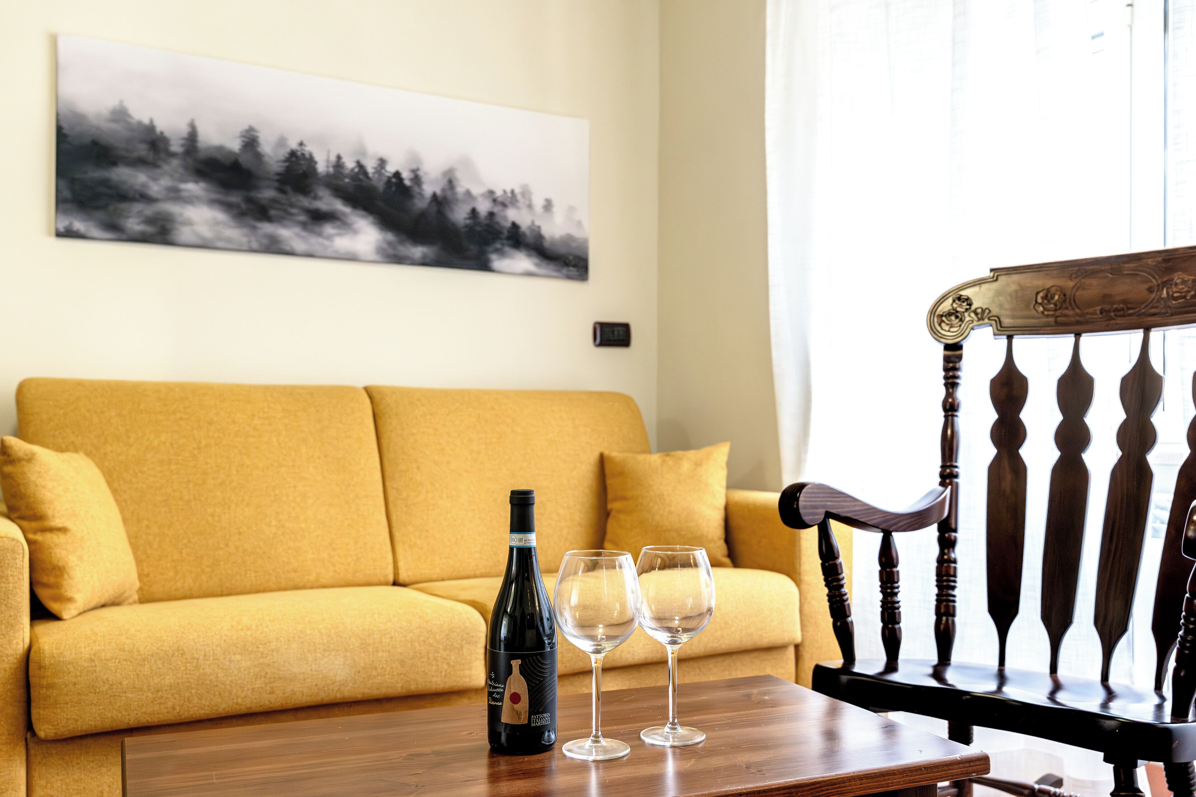 Deluxe-Doppelzimmer, Parkblick | Wohnbereich