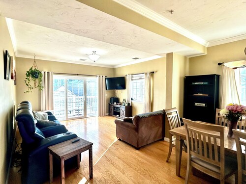 Spacious 2-bedroom, 2 bathroom, 2 car parking just steps to beach.