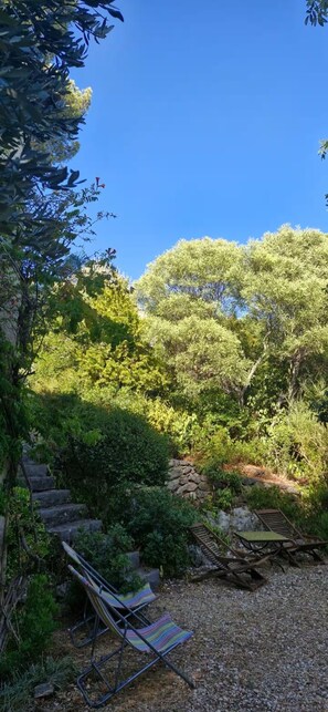 Property grounds - Beautiful family home with sea view (Carqueiranne)