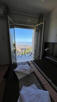Quarto casal ou duplo, vista para o vale | Roupas de cama premium