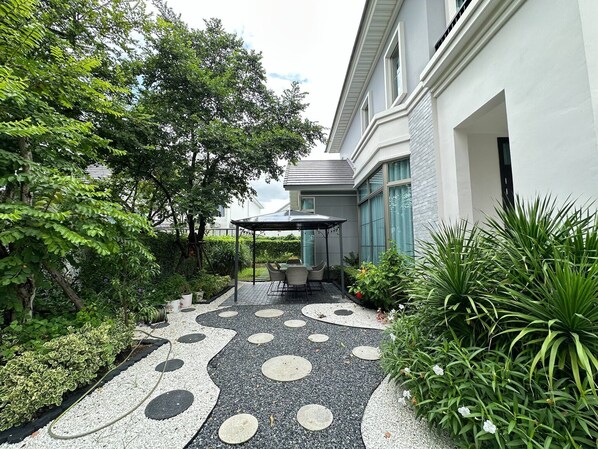 House, 4 Bedrooms, Accessible | Terrace/patio - House Near Suvarnabhumi Airport (Bangkok)