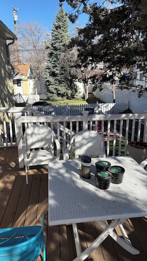 Opções para refeição ao ar livre