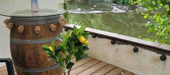 A real waterside break at Le Petit Paradis