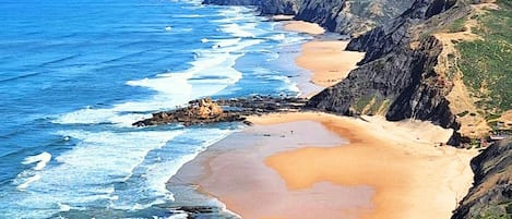 Sun-loungers, beach towels