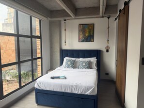 1 bedroom, WiFi, bed sheets, wheelchair access - Studio apartment ideal for travelers close to corferias and american embassy (Bogotá)