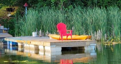 Just a fishing cabin in the woods...