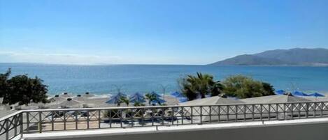 Chambre supérieure double, vue sur la plage