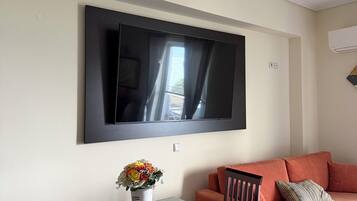 Chambre Double Supérieure, vue plage | Coin séjour