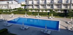 Piscina externa, piscina aquecida