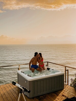 Baignoire à remous extérieure