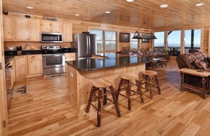 Interior - 5 BR Cabin with Breathtaking Views for Miles (Sevierville)