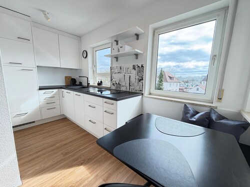 Modern apartment in Friedrichshafen with balcony, elevator and parking space