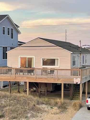 Rustic, charming beach house straight out of Old Kitty Hawk.  Ocean views