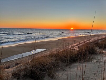 Rustic, charming beach house straight out of Old Kitty Hawk.  Ocean views