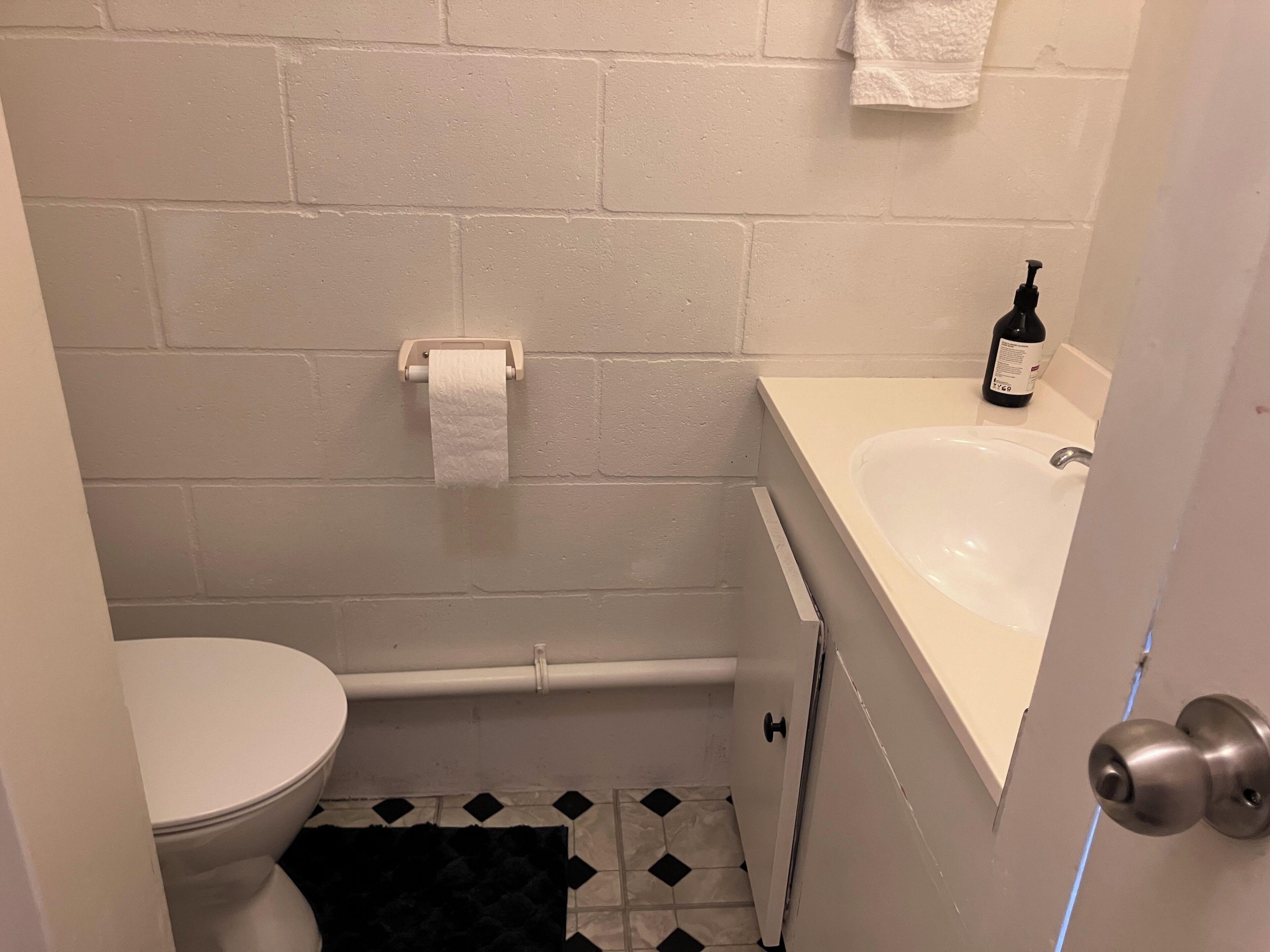 Handdoeken, zeep, toiletpapier