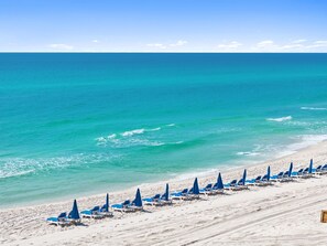 Beach -  Renovated for 26 season, 3-bedroom, 2-Bath condo, Oceanfront with Master views. (Panama City)