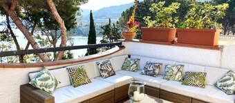Virgin Cefalù - Relaxing Sea View Apartment with Terrace & Private Beach Acces