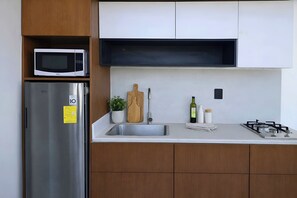 Private kitchen - Panoramic paradise with private pool and views of the Bay and Romantic Zone (Puerto Vallarta)