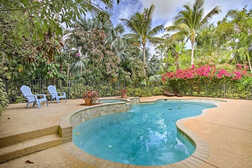 Perfect 5-bedroom spanish villa with AC and heated pool in gorgeous Jupiter