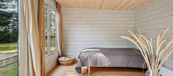 Modernised cottage near woods and beach