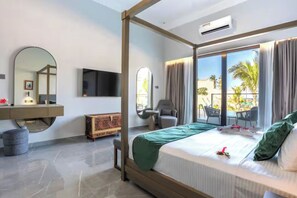 Room - Oceanfront Beach Stay with Pool, Spa & Bar Near Reefs, Tours and Sunset Cruises (Zanzibar)
