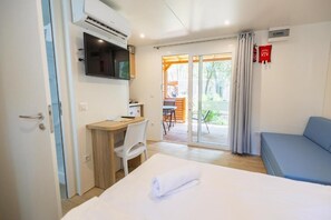 Mobile Home, vue jardin