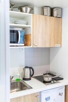 Trailer, vista para o jardim | Cozinha privada