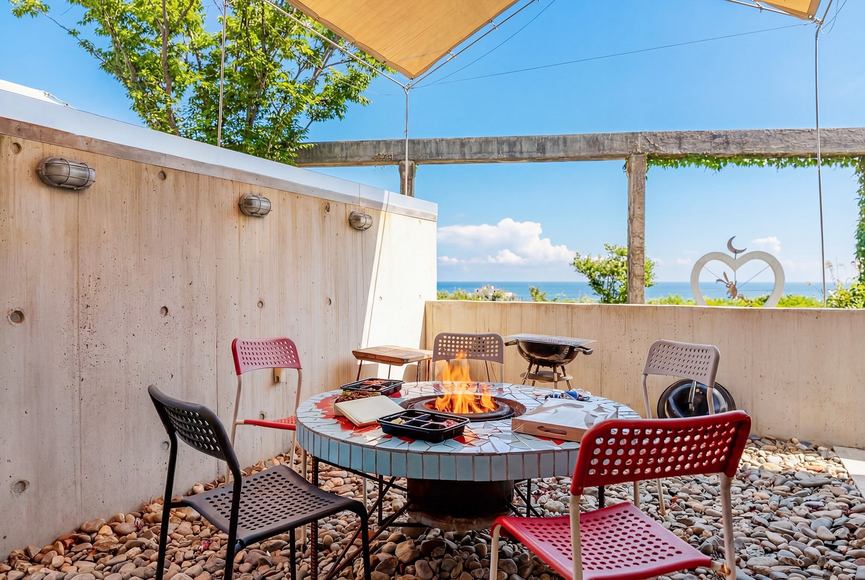 Perushuone, 1 makuuhuone (Day Use Picnic 1 (14~21pm/BBQ/Random)) | 1 makuuhuone, ilmainen Wi-Fi