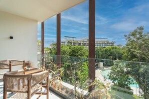 Outdoor dining - Marvelous studio with fast Wi-Fi and A/C (Tulum)