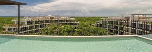 Pool - Magnificent studio with pool views, gym and roftop (Tulum)