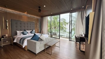 Vila Mewah, kolam renang pribadi, pemandangan kebun