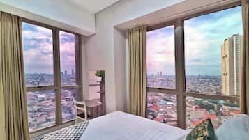 Apartemen, 2 kamar tidur, pemandangan kota | Pemandangan dari kamar