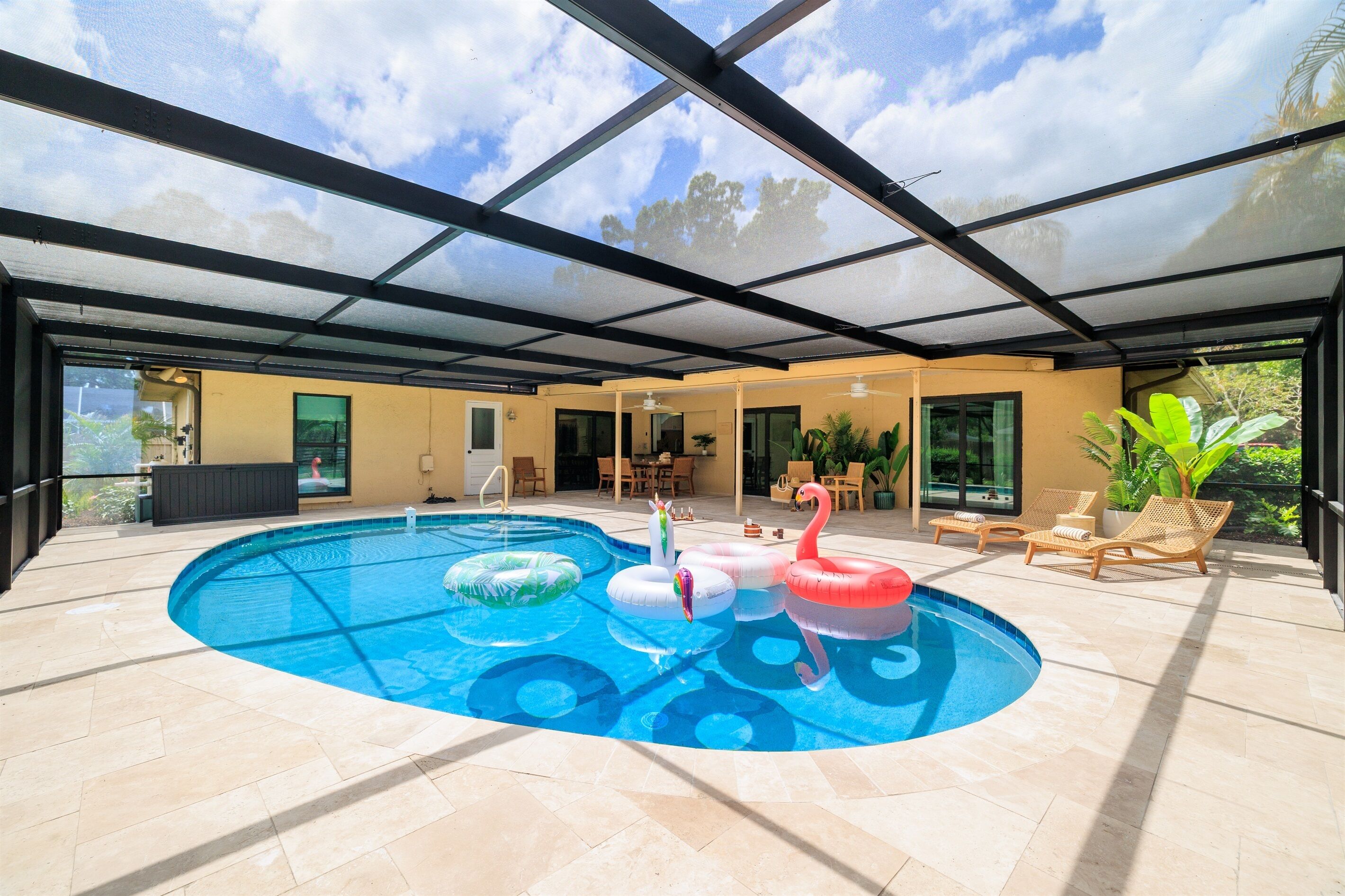 Una piscina climatizada
