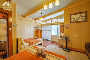 Cabane, 3 chambres, vue ville