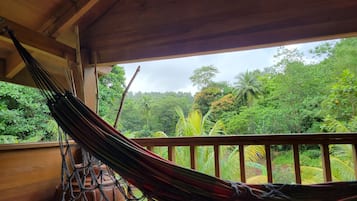 Habitación doble Deluxe, vista al río | Terraza o patio