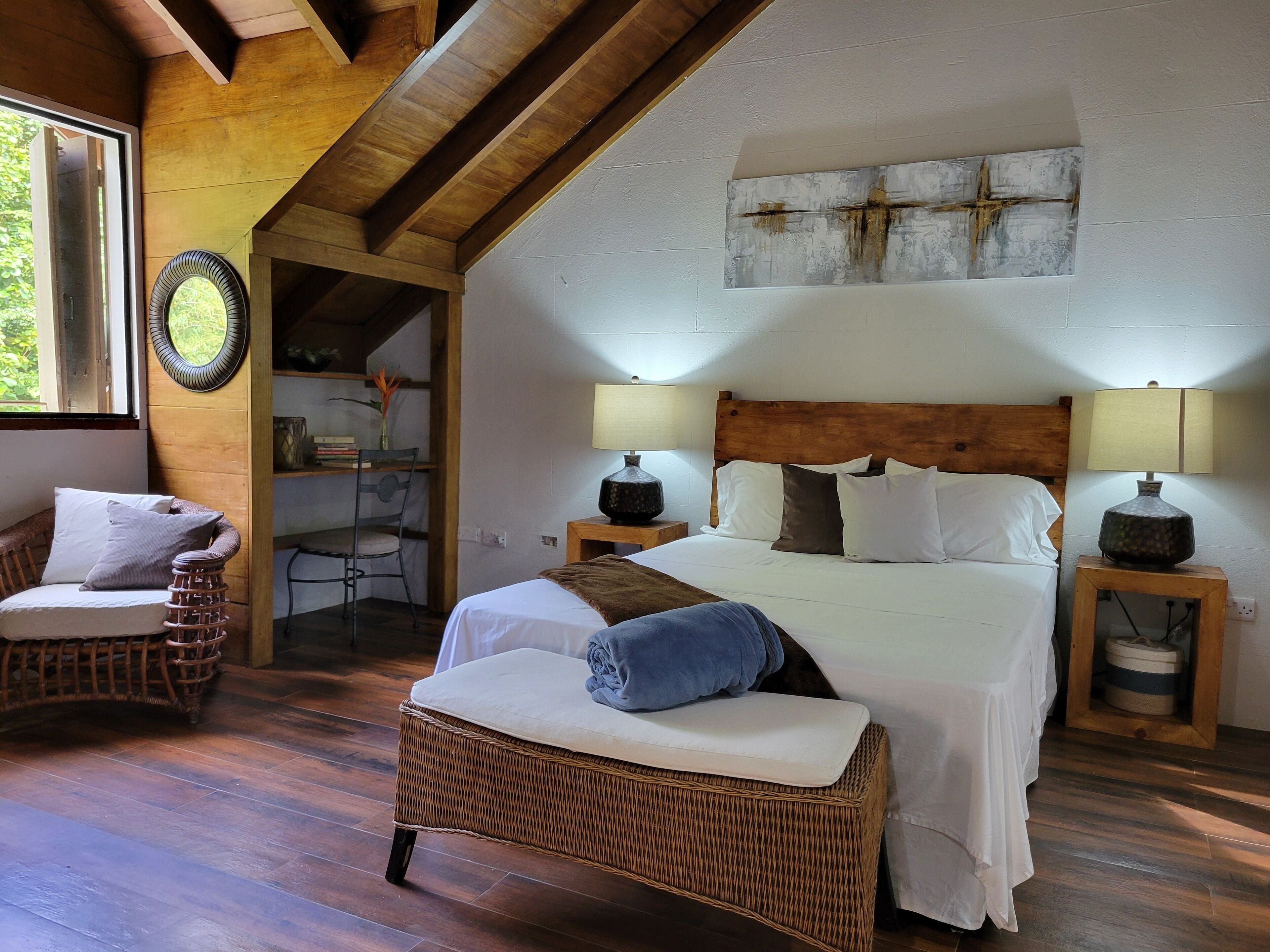 Deluxe tweepersoonskamer, uitzicht op rivier