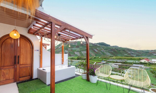 Terrasse sur le toit