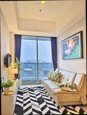Living area - Teras By SanLiving - 3BR - Hublife Mall (Jakarta)